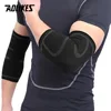 AOLIKES 1 Pair Elastic Elbow Pads Basketball Tennis Elbow Support Protector Gear Breathable Elbow Brace Sport Safety Accessories ► Photo 3/6