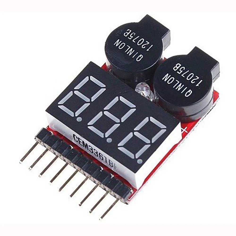 Buy 1 8S LED Low Voltage Buzzer Alarm Lipo/Li ion/Fe