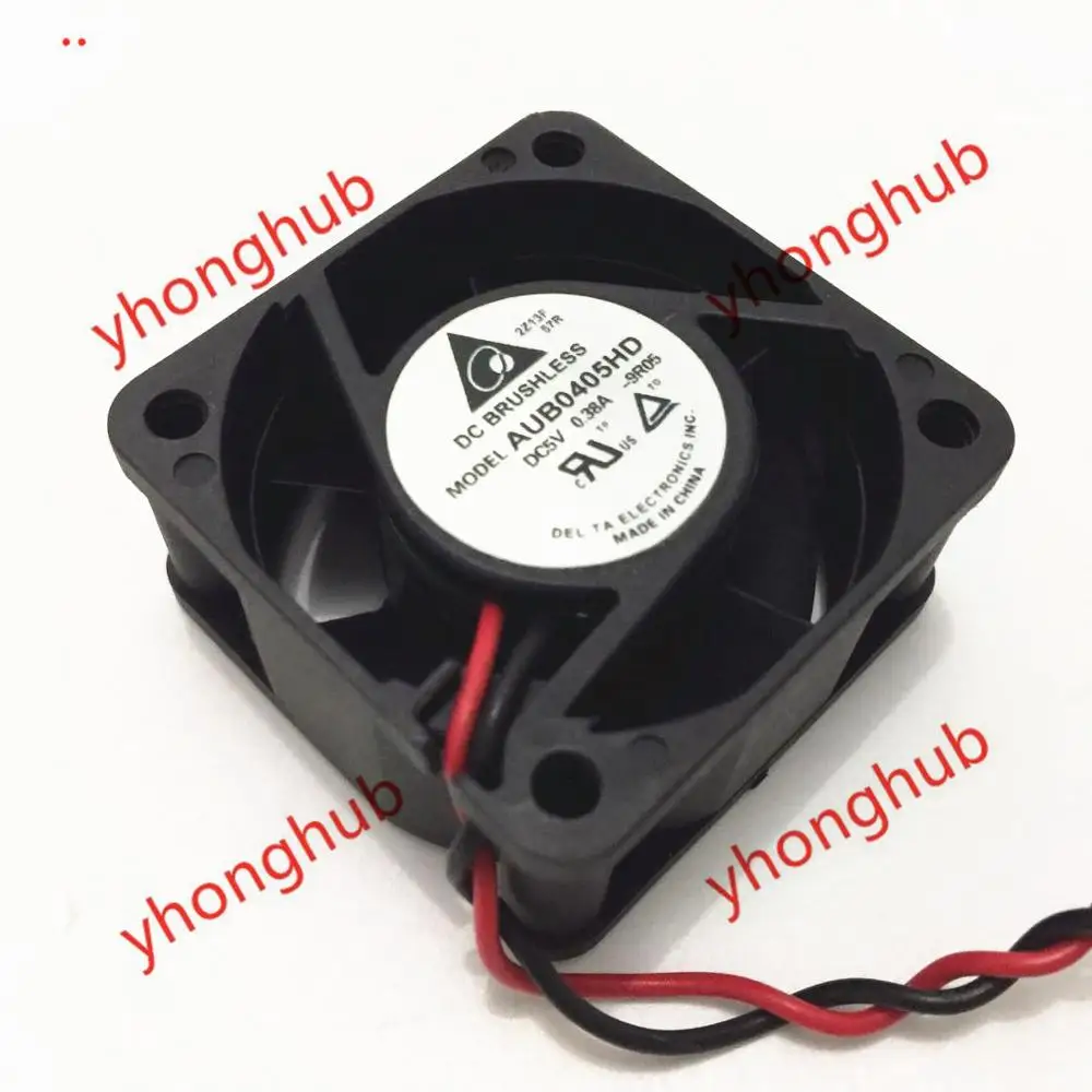 Delta Electronics AUB0405HD 9R05 DC 5V 0.38A 40x40x20 мм вентилятор охлаждения сервера|square fan|server fandc 5v fan |