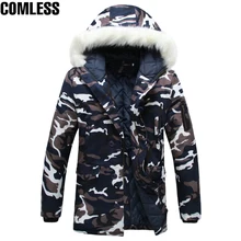 Длинная камуфляжная куртка для мужчин новая зимняя камуфляжная утепленная Теплая Куртка парка Мужская шерстяная шляпа дизайн верхняя одежда куртки Мужская ветровка 5XL
