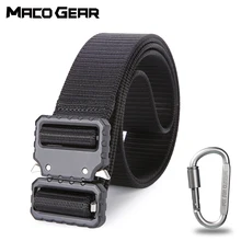 Metal Buckle Tactical Belt Military Waist Support Strap Sports Hunting Training Hiking Outdoor Army Utility Molle Accessories 600d military tactical molle unisex clay dragon tactical belt durable canvas hunting material outdoor utility accessories
