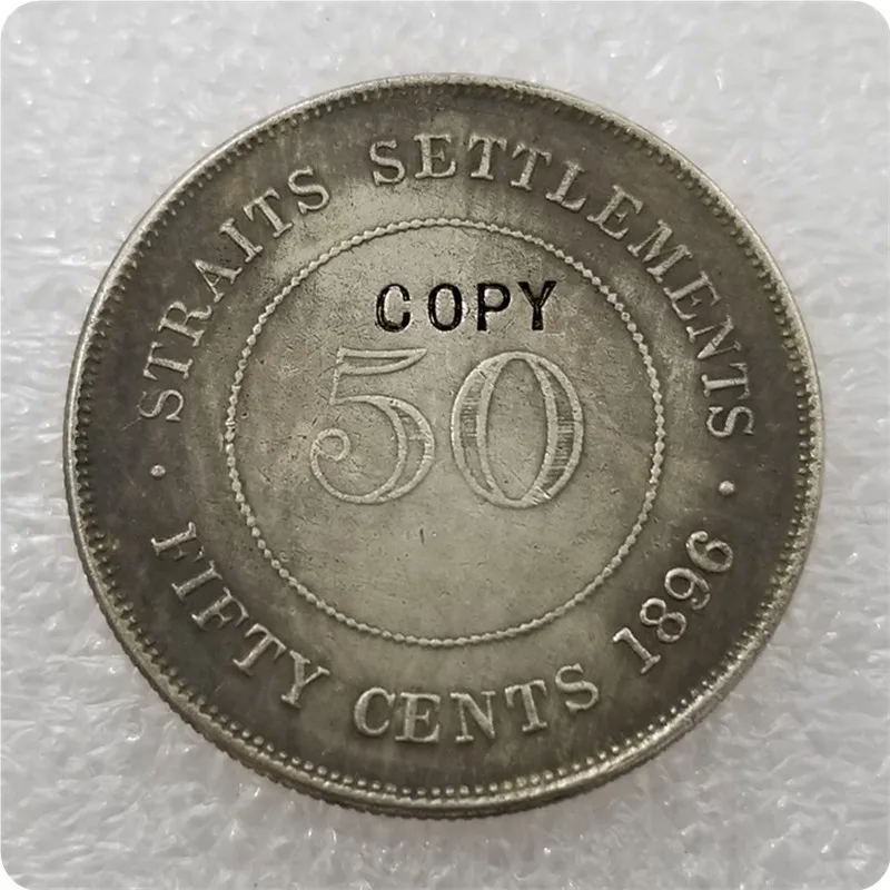 1886 1901 проливы деревня королевы Виктории 50 центов копировальные