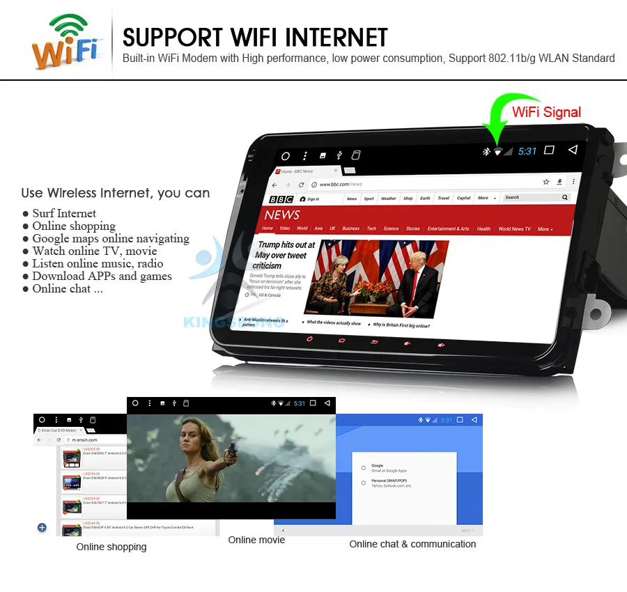 Top 9"Android 7.1 Car Stereo MP3 Player GPS Radio DAB+ for Volkswagen Passat CC Scirocco Jetta Autoradio 3G Wifi obd 2GB RAM BT DVR 8