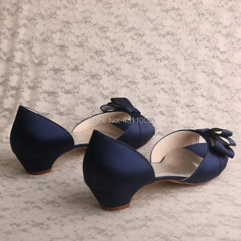 navy wedges size 4