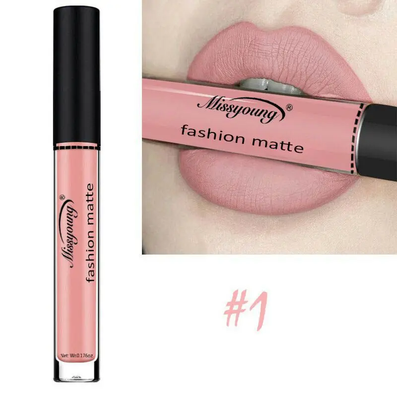 

Matte Lipstick Lip Gloss Lipstick Liquid Matte Lipgloss Batom Long Lasting Lip Gloss