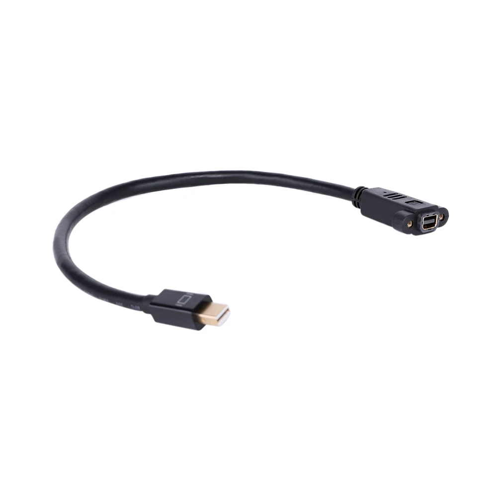 30 см Мини DP Женский Панель Крепление к Mini DisplayPort Мужской видео кабель Шнур|Кабели