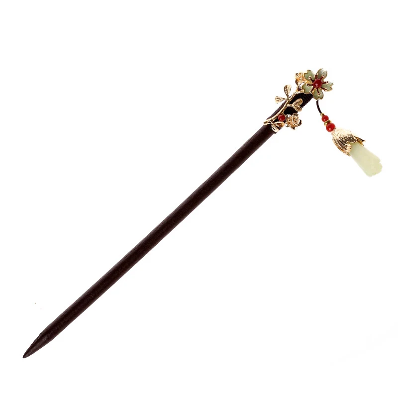 

Hairpins 18cm Vintage Wood Hairwear Wood Accessories woman Gift Hair Charm Chinese Style Women Wedding