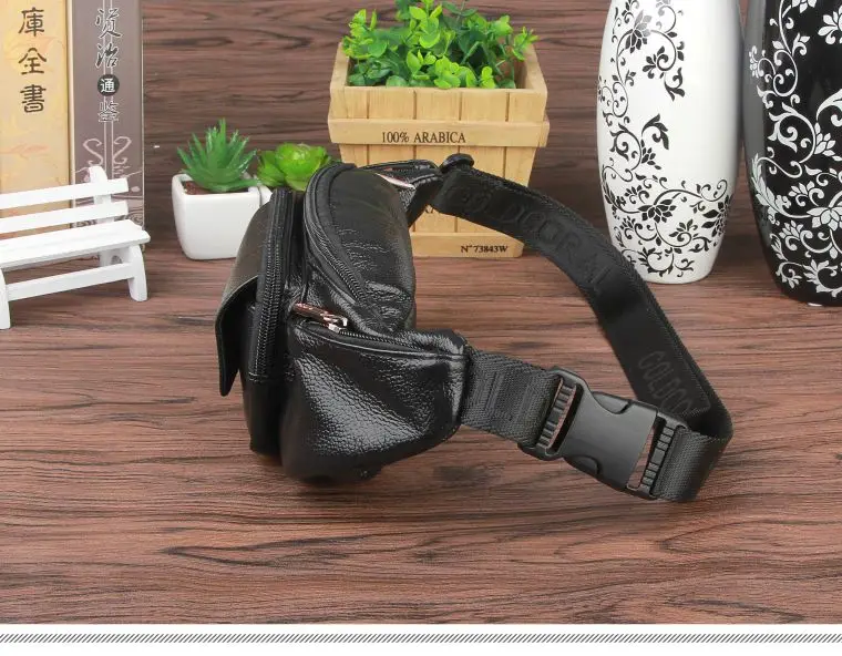 leather waist bag