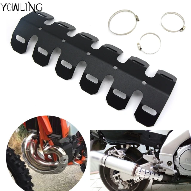 Dirt Motorcycle Exhaust Muffler Pipe Leg Protector Moto Heat Shield Cover  For Suzuki V-Strom 650 ABS 1000 ABS Adventure DR-Z400S - AliExpress