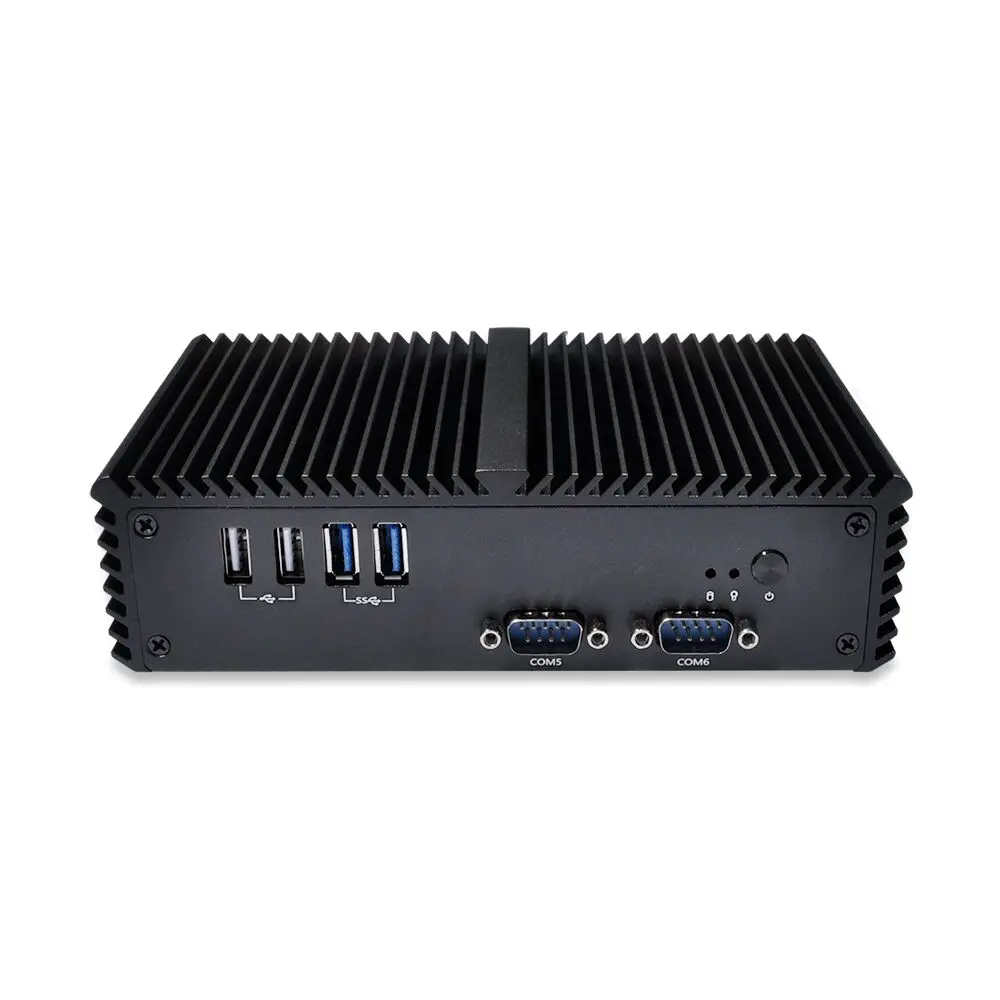 6 COM-порт промышленных мини-ПК с 3215U двойной RJ45 RS485, VGA USB 3.0 pfsense Linux Ubuntu X86