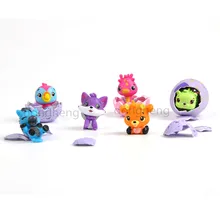 2018 Magic Hatching 4 Pack Surprise Hatchi Eggs Hatchable Egg 4Pack Bonus Surprise Doll Toy Animal