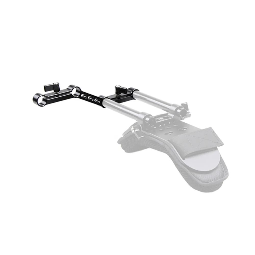 Niceyrig-alavanca de Trilho Ajustável 15 mm em Formato de z Elevada para Hastes 15 mm Equipamento de Vídeo Dslr Suporte de Ombro para Câmera Dslr - Image 2