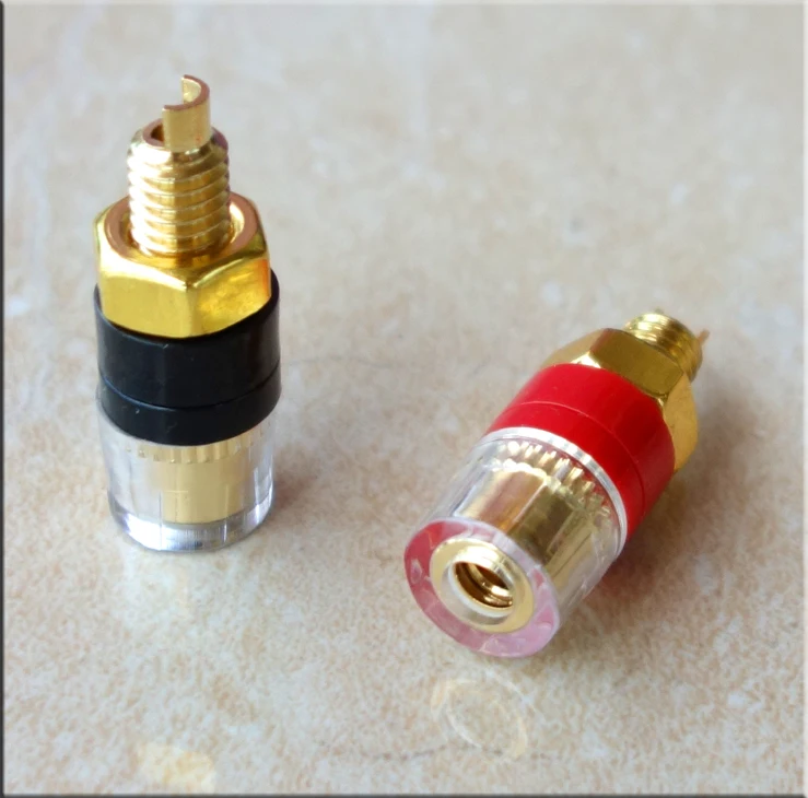 

Small crystal speaker binding post