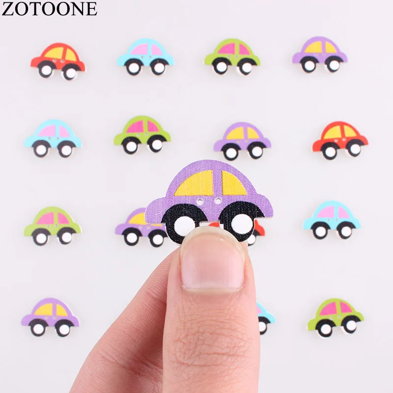 

ZOTOONE Diy Car Colorful Wood Scrapbooking Buttons For Clothing Sewing Accessories 2MM Handmade Easter Buttons For Crafts Decor