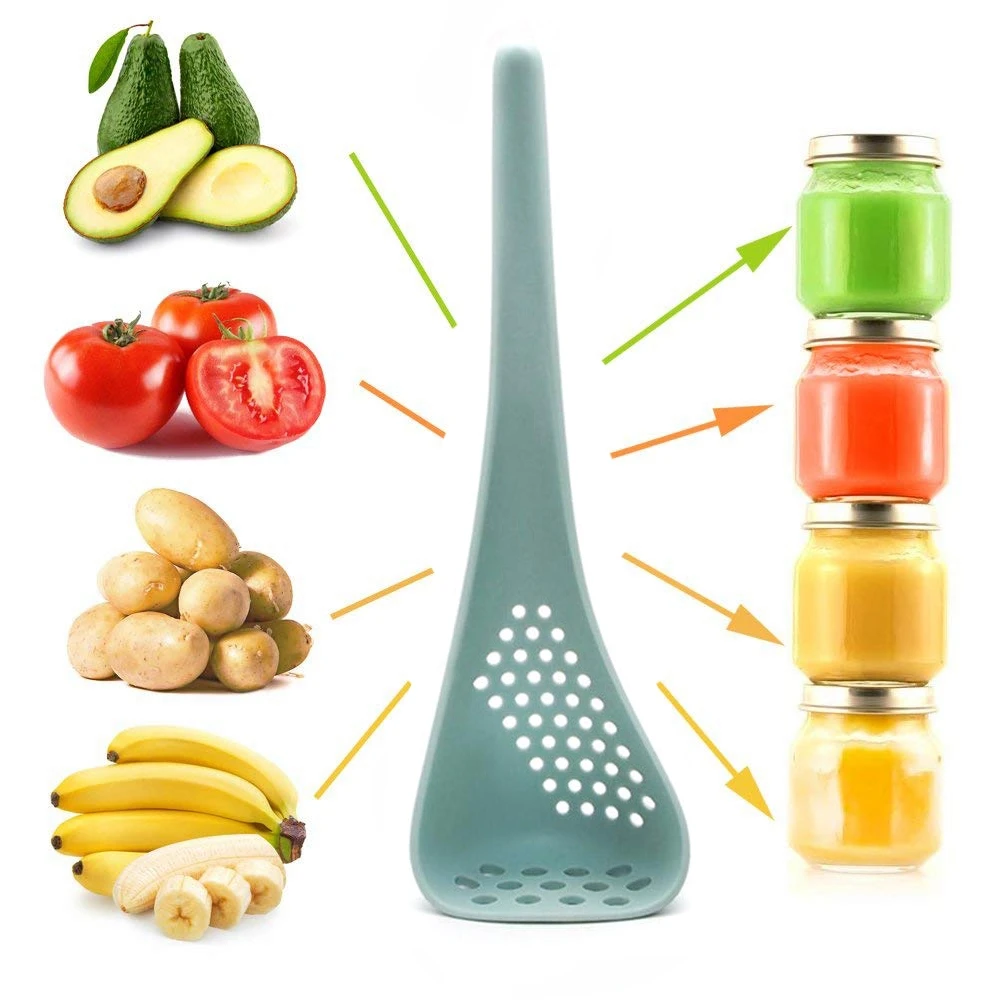 

Non-Stick Nylon Potato Masher Mash Ricers Tool Colander Spoon Grid Mashing Cookware Strainers Kitchen Accessories Gadgets Scoop