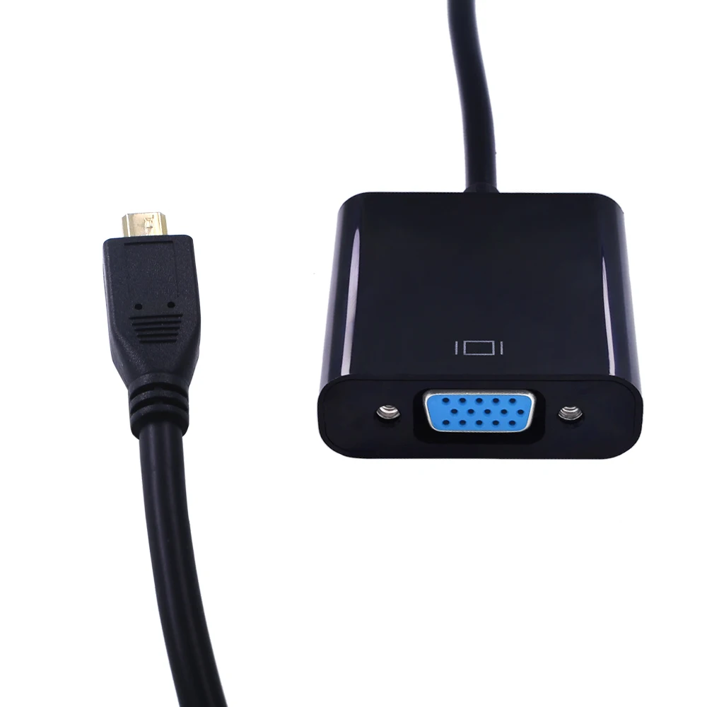 TISHRIC микро HDMI к VGA HDMI VGA адаптер цифро-аналоговый преобразователь 1080P для ПК ноутбук ТВ коробка проектор