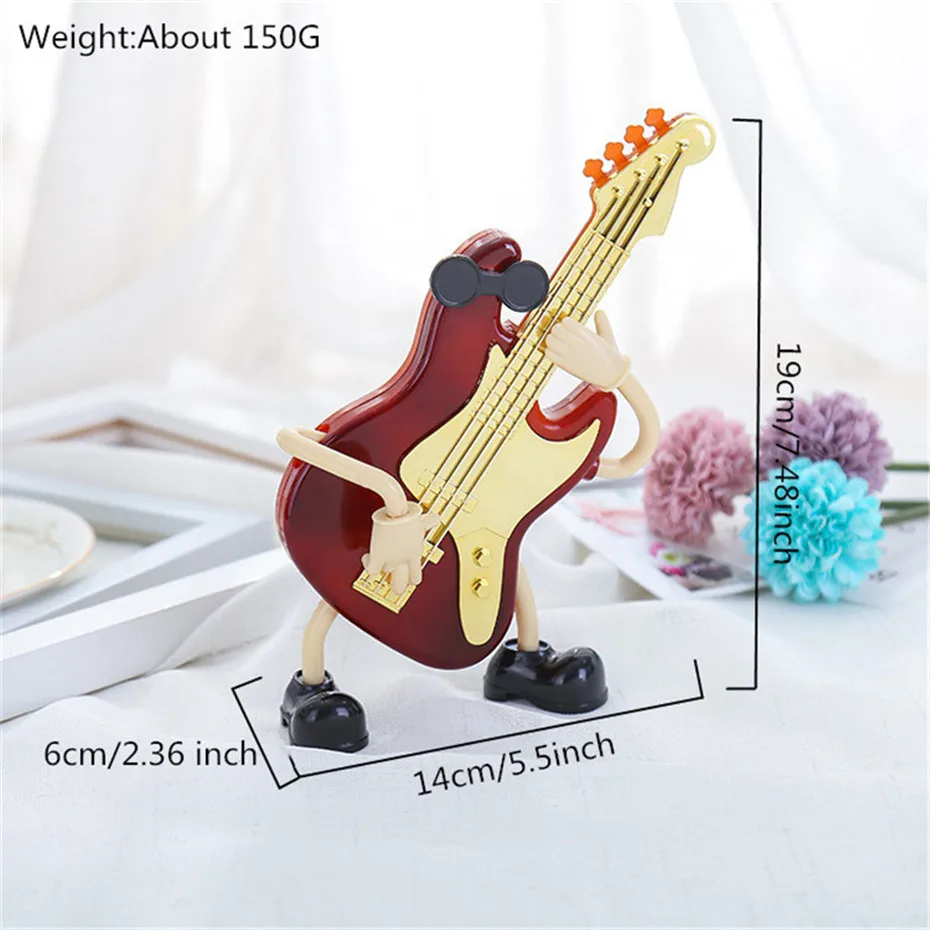 Cello Guitar Cartoon Music Box Home Decoration Gift For Girl Friend Daughter Children's Day Christmas Luxury Cute Model (9)