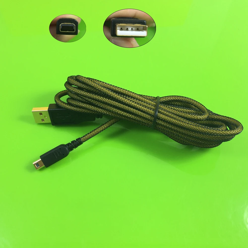 USB Data Cable For New 3DS XL Sync Power Charger Charging Cord Cable