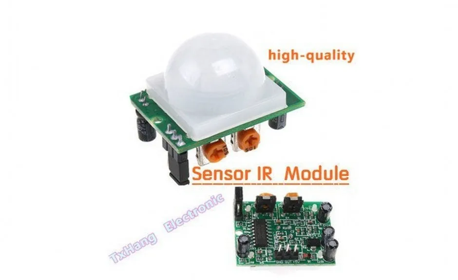 

5pcs Adjust IR Pyroelectric Infrared IR PIR Motion Sensor Detector Module HC-SR501