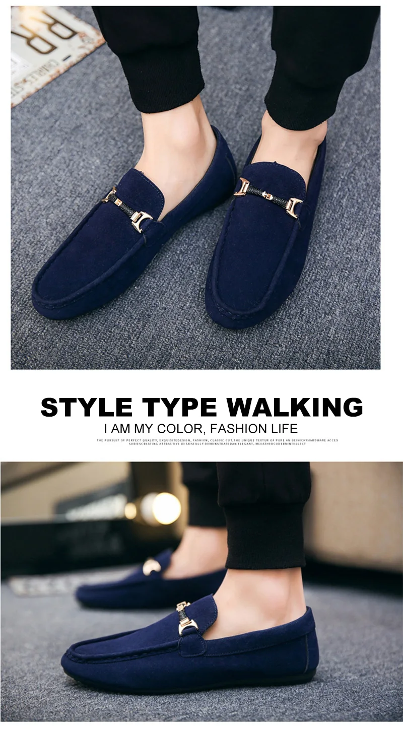 

High Quality Spring Men Casual Shoes Fashion Peas Driving Male Shoes Adult Lazy Men on Flat Man Walking Footwear YSS101-115 E1