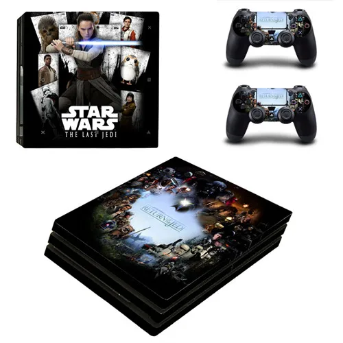 Star Wars Battlefront 2 PS4 Pro кожи Стикеры для Sony Игровые приставки 4 консоли и Пульты ДУ для игровых приставок PS4 Pro кожи Наклейки винил наклейка - Цвет: YSP4P-1815