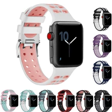 DIDI Silicone Apple Watch Band 38mm Strap Bands 42mm Bracelet Apple Watch Straps iWatch Band 38mm 42mm Series 4 3 2 1 Watchband