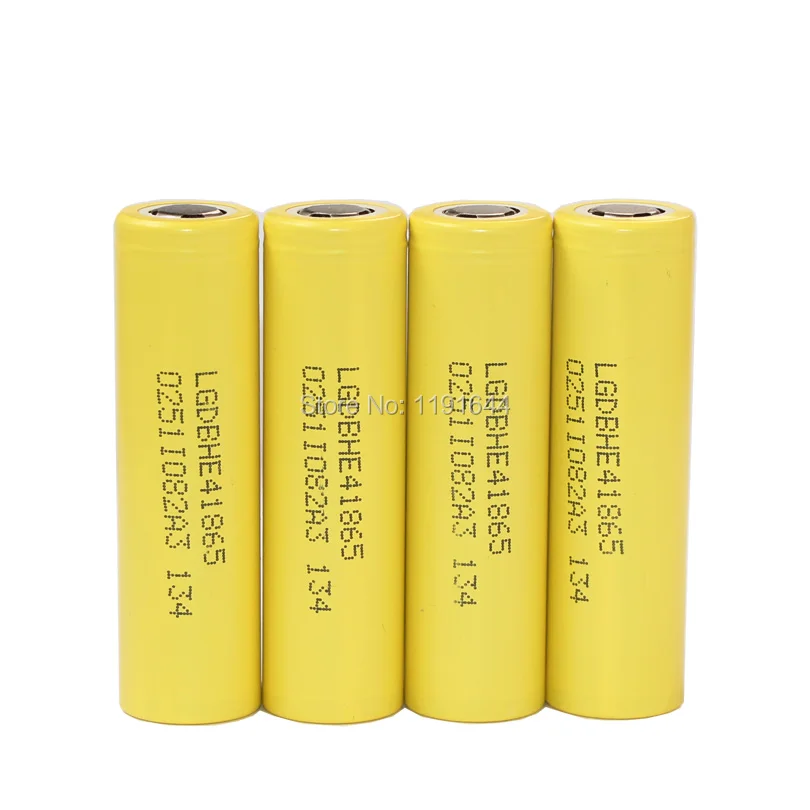 6 шт./лот 3,6 V 18650 ICR18650 HE4 2500mAh высокая утечка 35A E-Cig батарея для LG