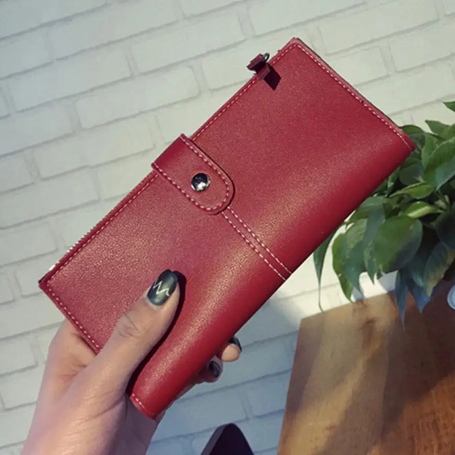 

Xiniu Wallet Female Women Leather Handbags Hasp Organizer Card Holder Coins Clutch Purse Zipper Women Wallet Cool Tarjetero #442