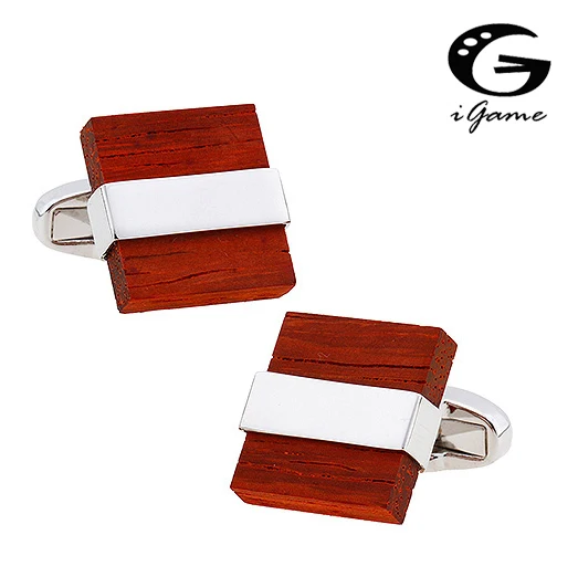 iGame Wood Cuff Links Red Color Natural Wooden Material Designer
Business Design Free Shipping