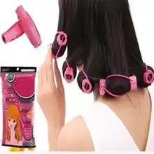 Укладки волос 6 шт. бигуди производители мягкая пена гибкое скручивание Кудри DIY укладки волос бигуди Прямая поставка 70830