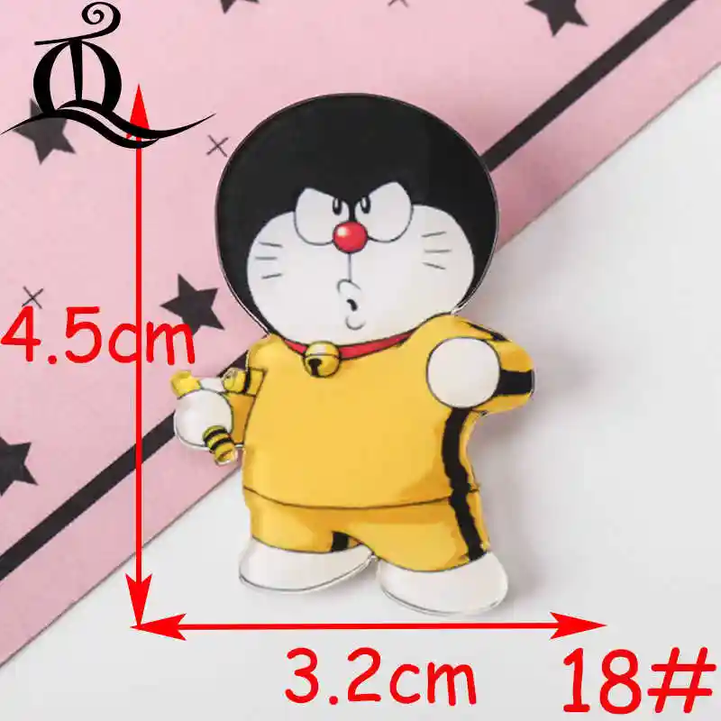 1pcs Mix Doraemon Cartoon One Piece Icons On The Pin Kawaii Icon Badge Bacges On Backpack Badges For Clothing Acrylic Badges Z49 Badges Aliexpress