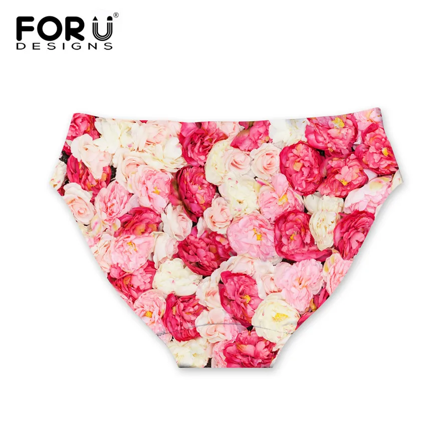 Женские бесшовные трусики с цветочным 3D рисунком размеры S XL|panties big size|seamless