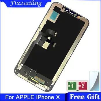 

100% Tested Working LCD For iPhone X LCD display + Touch Screen Replacement Parts no dead pixel