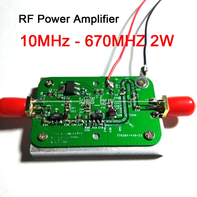 10MHz 670MHZ 2W High Power Broadband RF Power Amplifier Module UHF FM