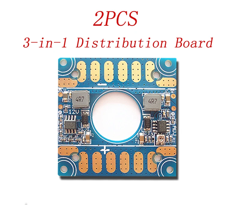 2 шт FPV Бесщеточный Gimbal Камера Трехместный 3-в-1 распределительный щит 12 V регулируемый 3A Выход модули Запчасти для RC Quad Gopro