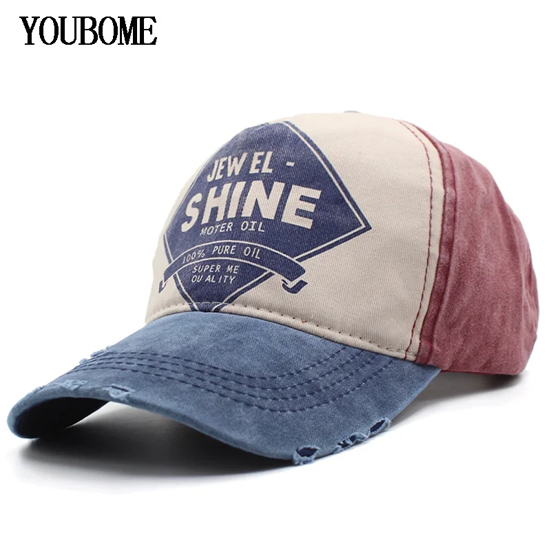 

YOUBOME Women Baseball Cap Snapback Caps Hats For Men Brand Trucker Casquette Bone Vintage Letter Shine Dad Fashion Male Cap