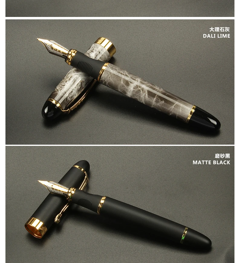 Jinhao X450 18 КГП 0,5 мм перо с широким основанием перьевая ручка для письма для офиса бизнес планирования школьные принадлежности канцелярские товары