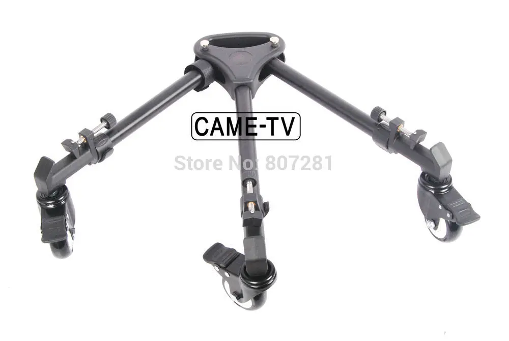 

Camera Video Dolly for Tripod 3 Wheels Foldable Portable Easy Use