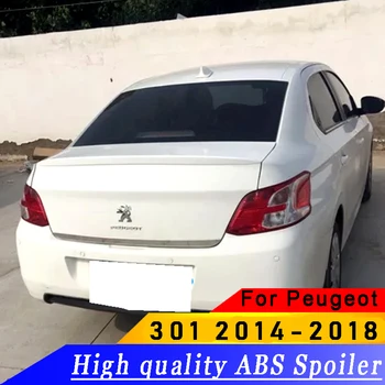 

For Peugeot 301 spoiler 2014 -2018 High quality ABS material rear wing spoiler primer or DIY color 301 rear spoiler
