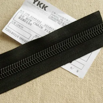 

20m/lot Continuous YKK Zipper Chain ROLL TAPE or SLIDER Replacement BOX Flight CASE Backpack SLEEPING BAG Sewing Accessories