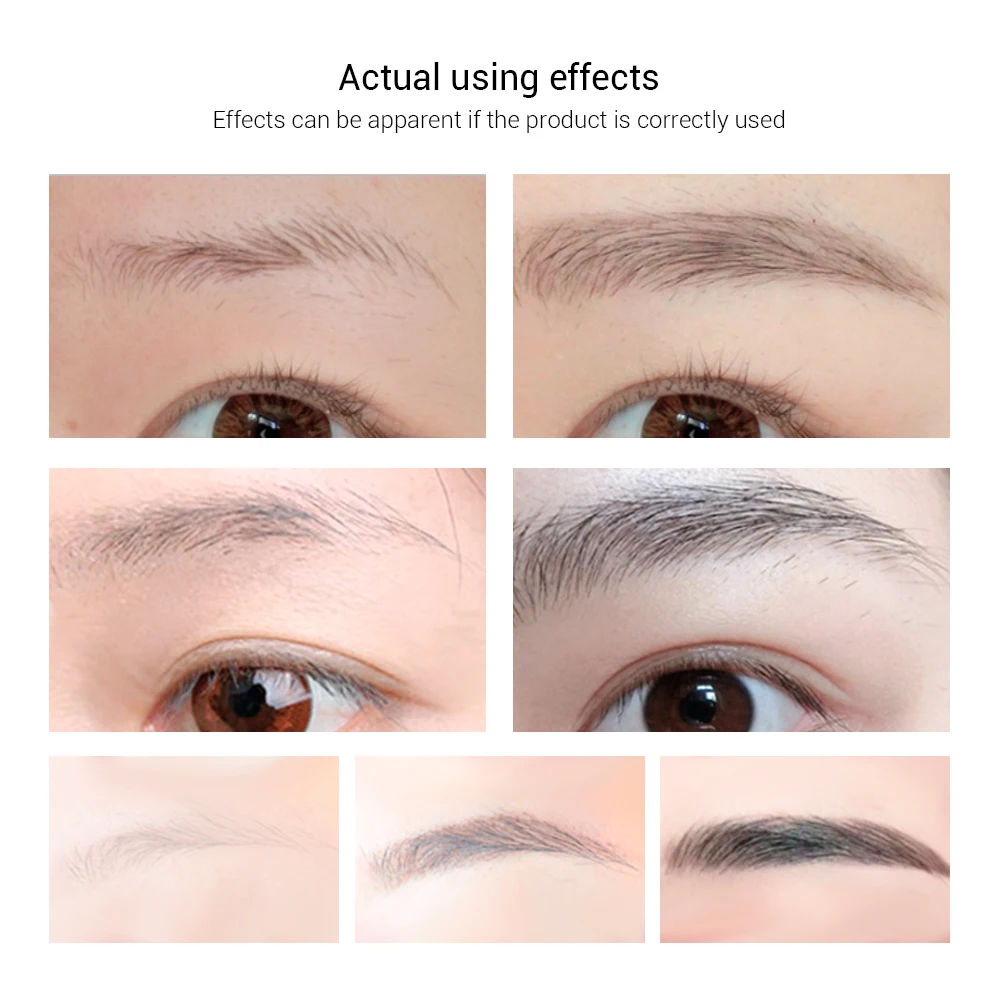 Lanbena Eyebrow Growth Serum Longer Fuller Thicker Nourishes Eyebrow Enhancer Eyelash Fast Powerful Hair Growth Make Up Beauty