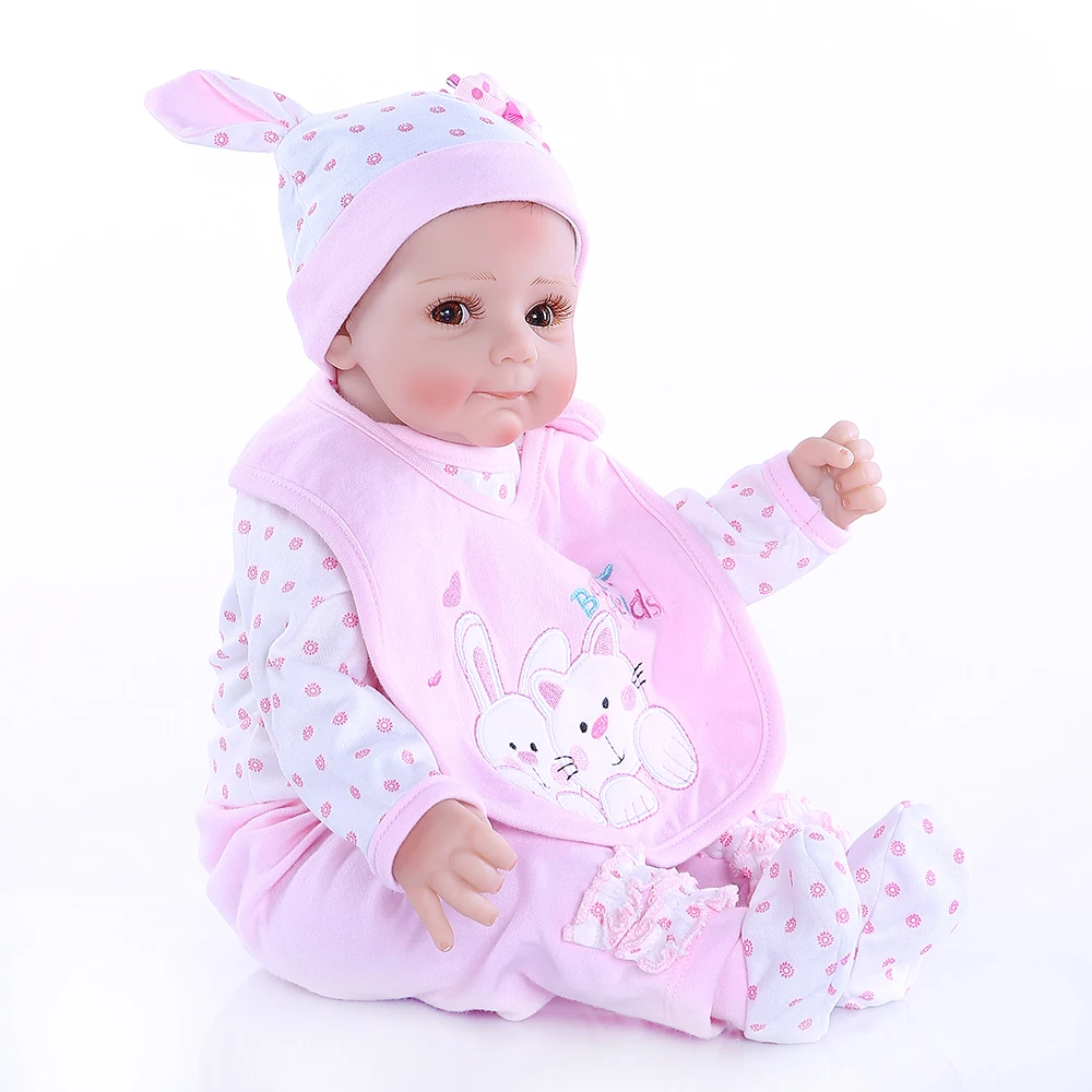 NPK52CM новорожденный милое лицо Реалистичная кукла bebe Кукла reborn baby мягкое прикосновение приятные детские волосы ручной работы высокое качество Коллекционная кукла