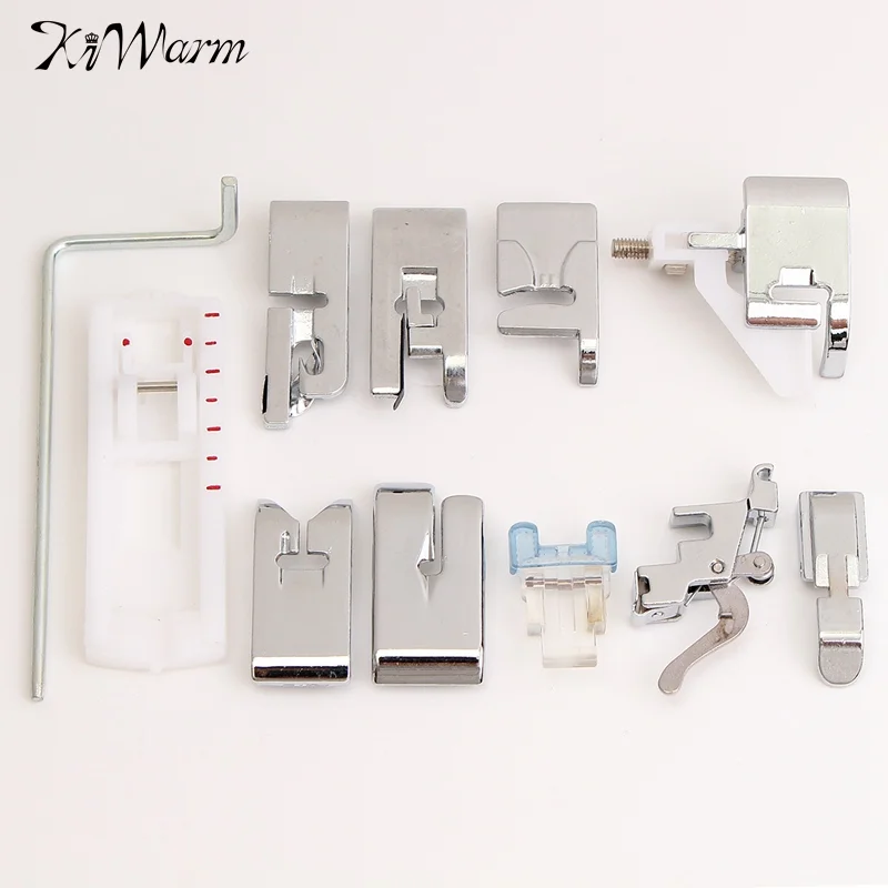 KiWarm 11Pcs/set Snap on Presser Feet for Low Shank for Husqvarna