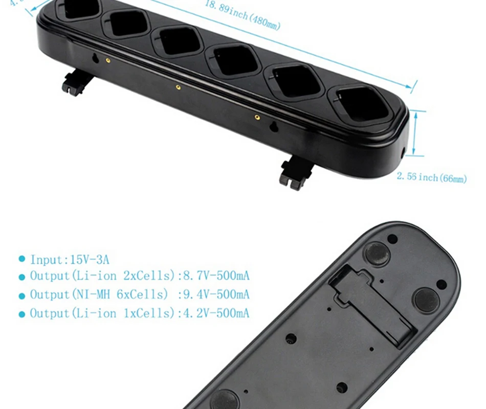 Шестиполосный Зарядное устройство рация универсальные быстро Зарядное устройство подходит для портативных радиостанций Motorola GP3688/3188 CP040 EP450 CP380/J6398A
