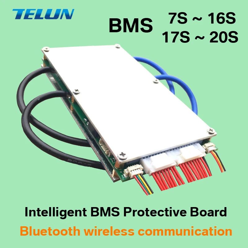 Новая 80 400A интеллектуальная Bluetooth Беспроводная BMS 7 20S серия литиевая батарея