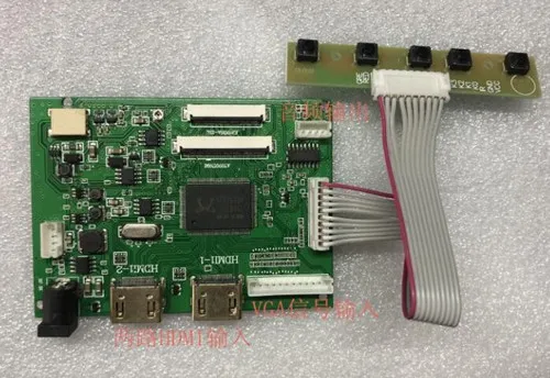 

2 Road HDMI+ 1Road VGA Drive Board with Audio Output for 50P/40P 4.3"/5"/6.5"/7"/8"/9"/10.1"/10.2"/10.4" TFT LCD Screen