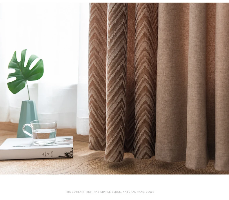 Perfect Solid Color Faux Linen Blackout Curtains for Living Room Modern Curtains for Bedroom Window Curtains kitchen Curtains Blinds 32