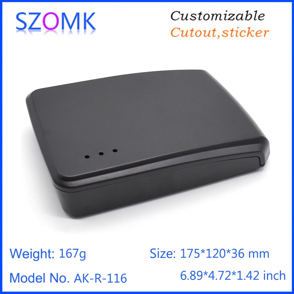 plastic case outdoor card reader RFID access housing enclosure instrument box szomk hot sales project box (12)