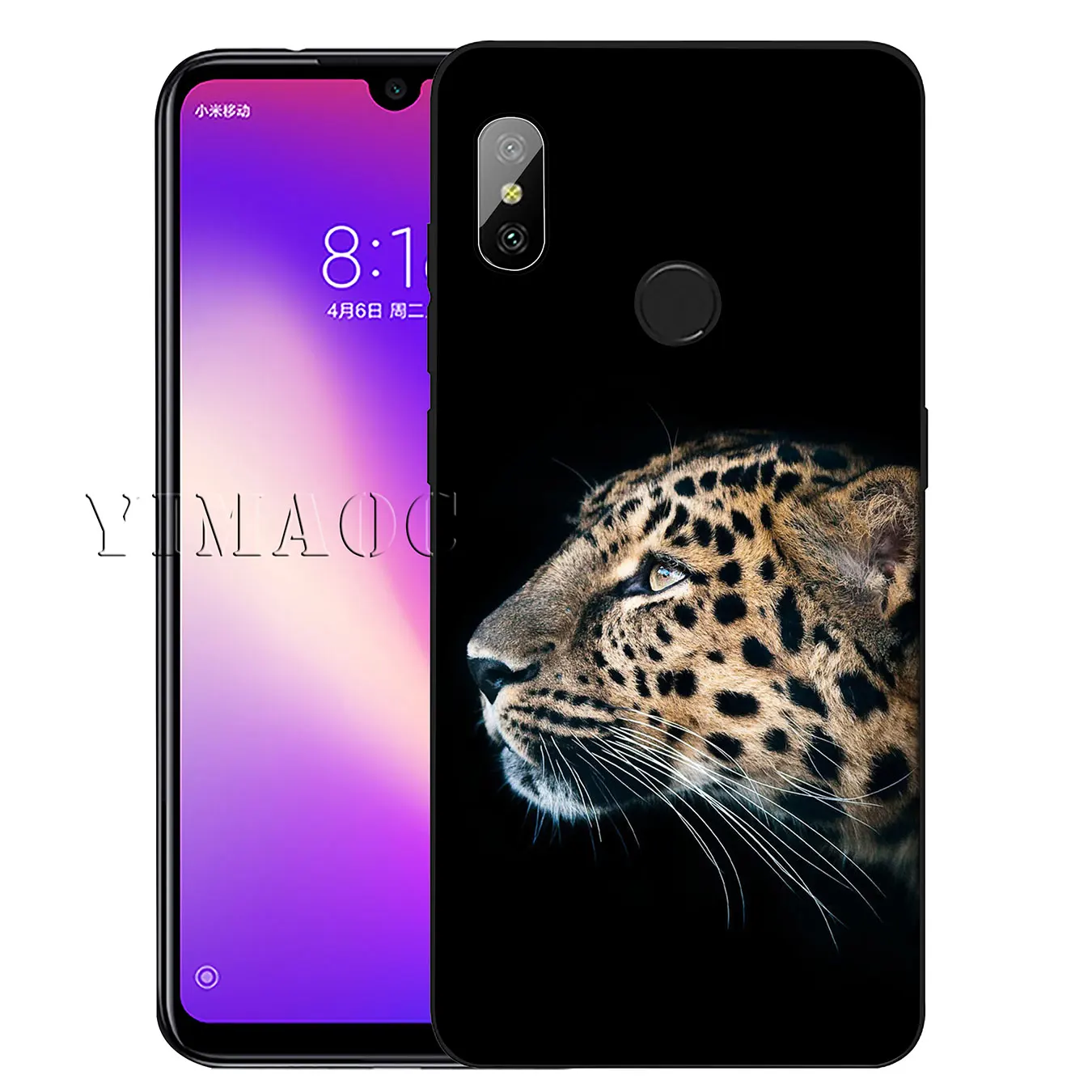 YIMAOC тигр лев леопард черная пантера Мягкий силиконовый чехол для Xiaomi Redmi K30 K20 8A 7A 6A