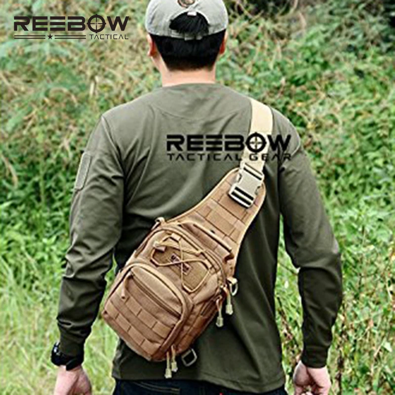 REEBOW Тактическая Военная нагрудная сумка 1000D для спорта на открытом воздухе пеших